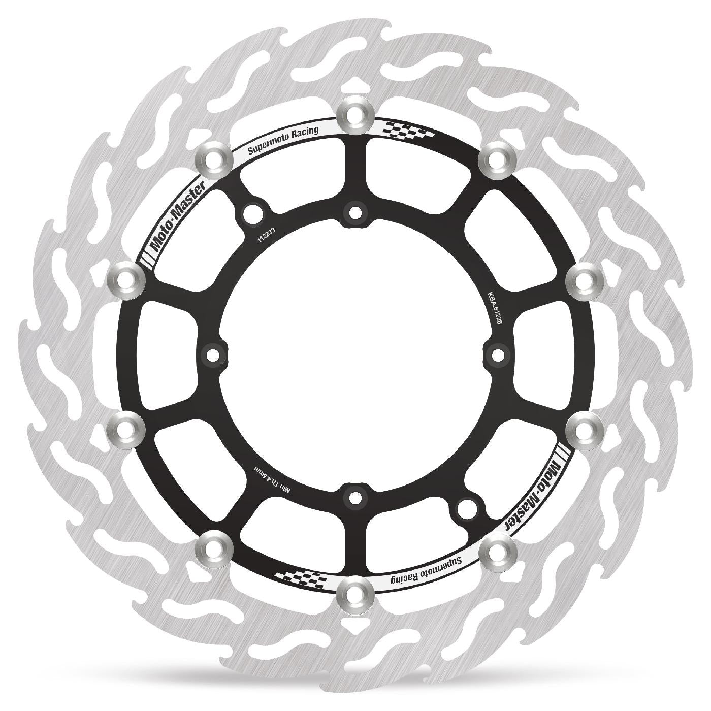 Moto-Master 320x5mm Supermoto Racing Flame Front Rotor