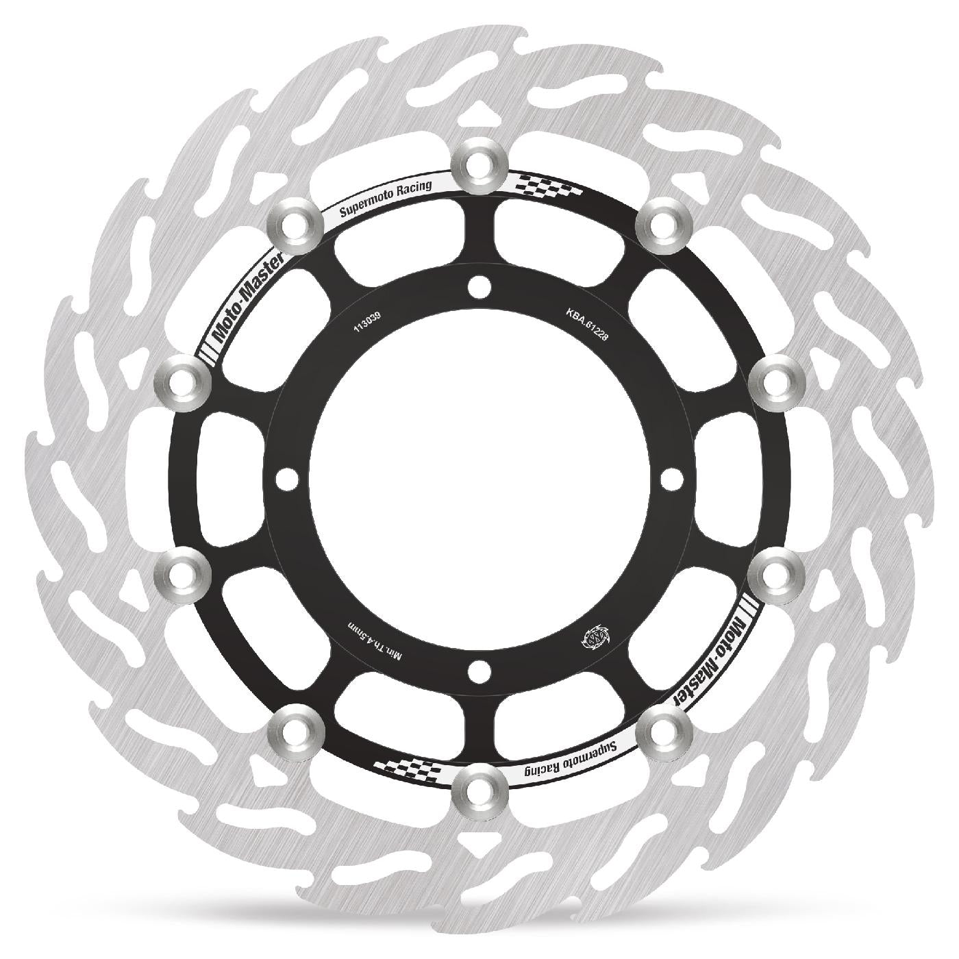 Moto-Master 320mm Offset Supermoto Racing Flame Front Rotor