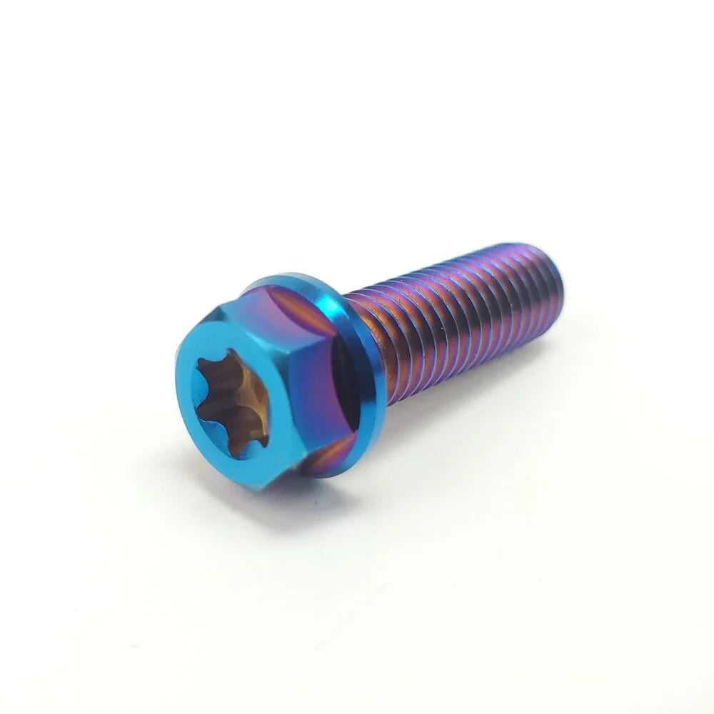 Warp 9 Titanium Hex Flange Bolts