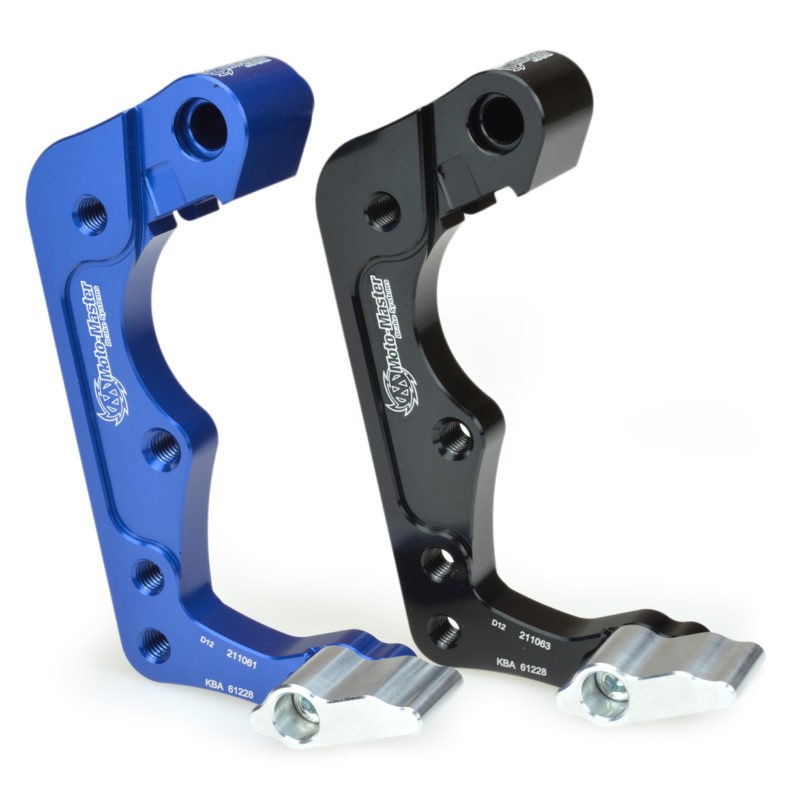Moto-Master 260mm Racing Front Caliper Adapter With Guard - Factory