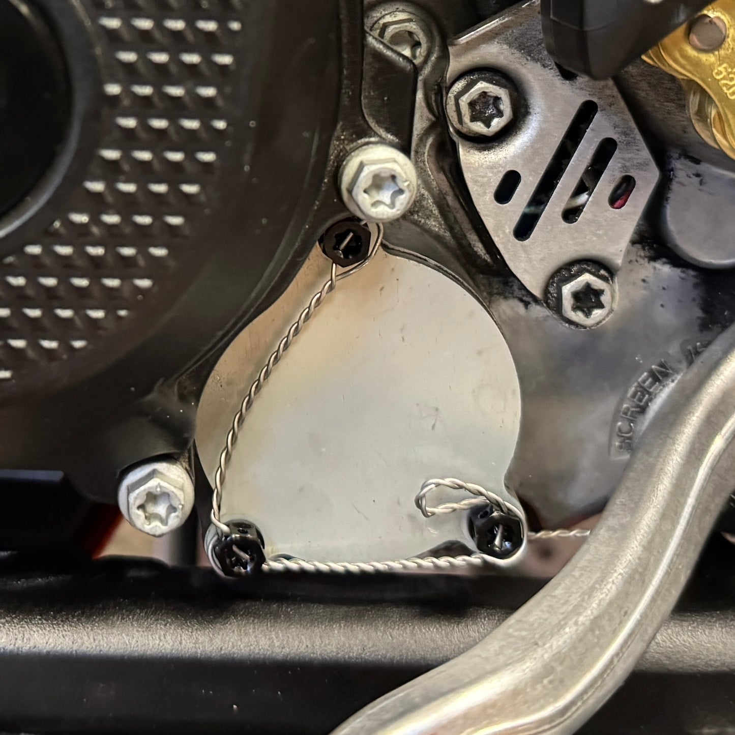 SLIDEmoto BlackTi Hex-Flange Bolts