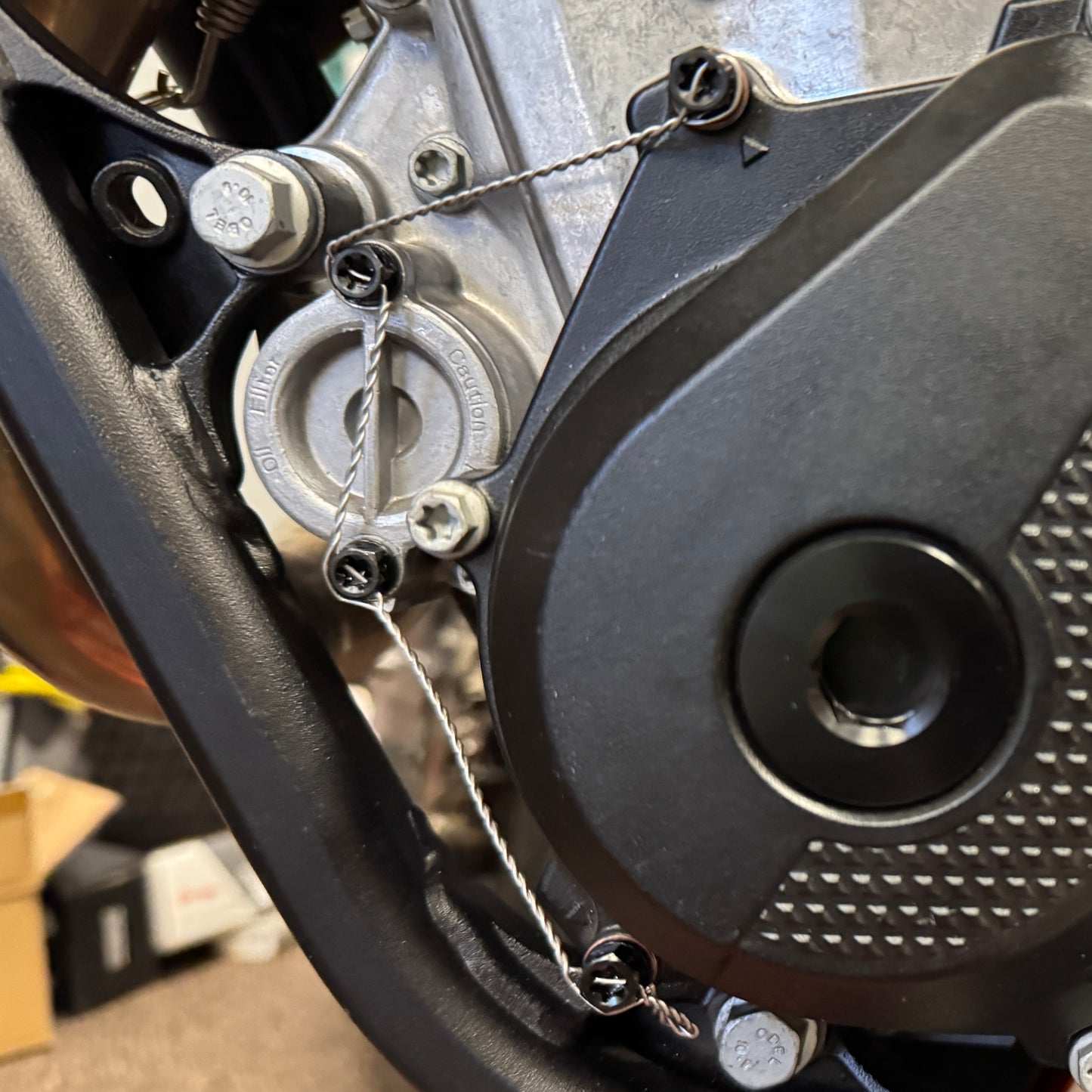 SLIDEmoto BlackTi Hex-Flange Bolts