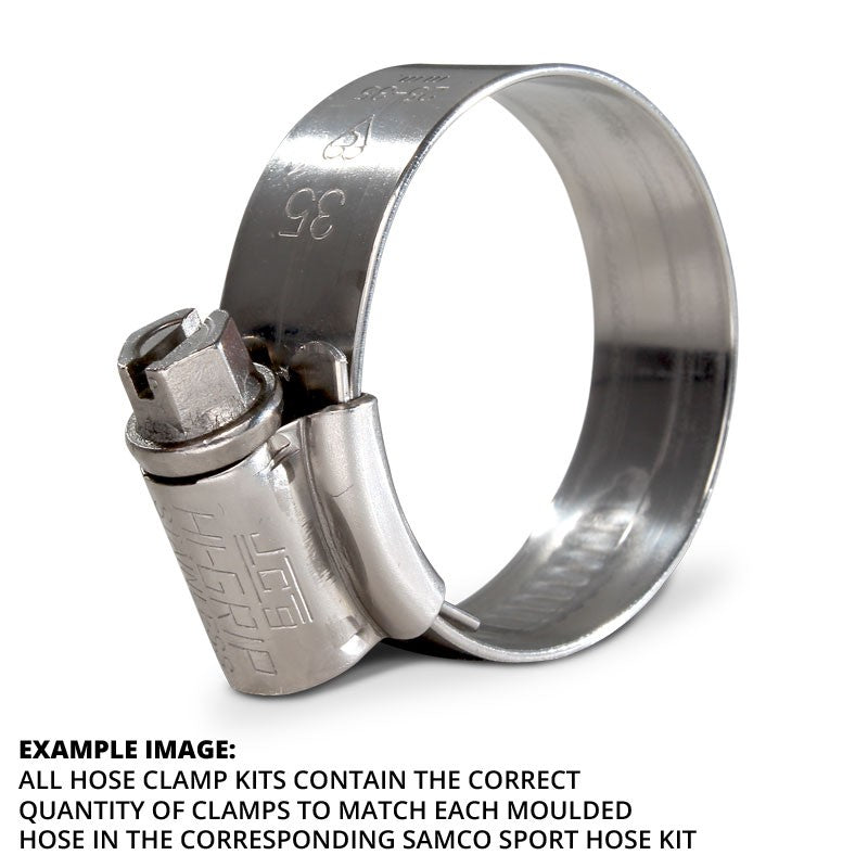 Samco Sport Stainless Steel Radiator Hose Clamp Kit