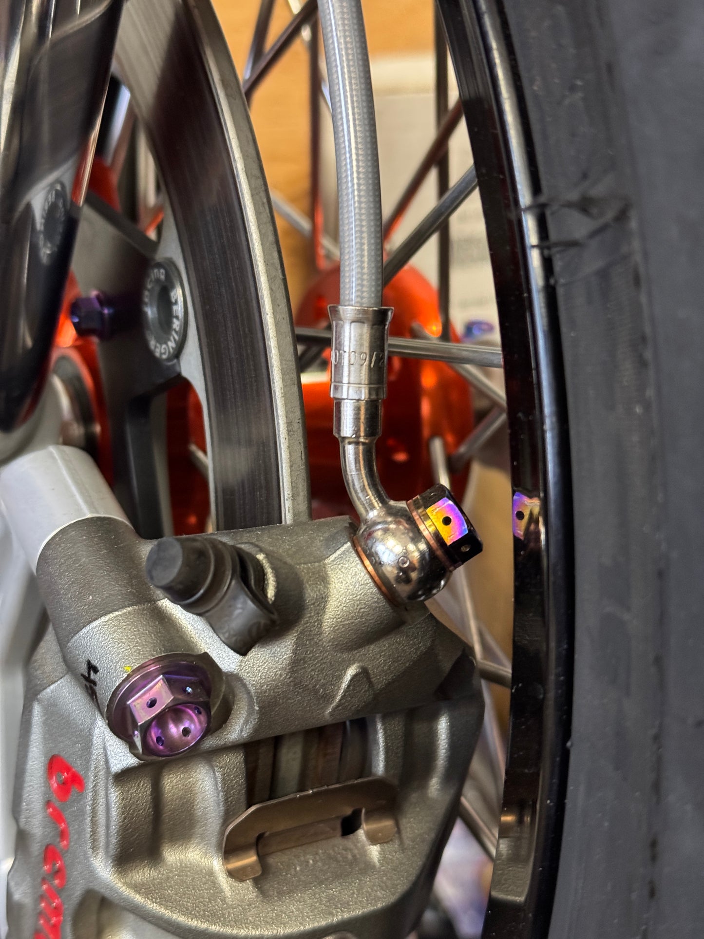 Warp 9 Titanium Banjo Bolts - M10x1.0