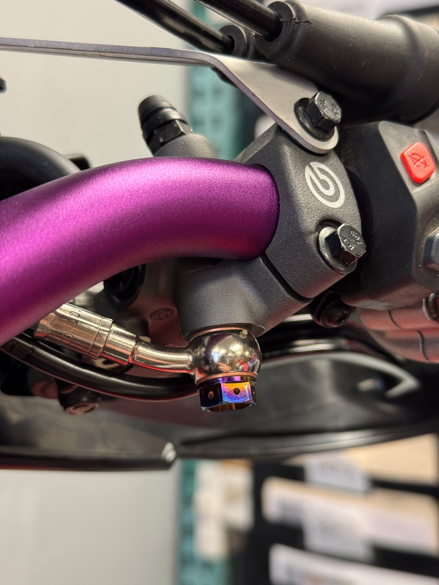 Warp 9 Titanium Banjo Bolts - M10x1.0