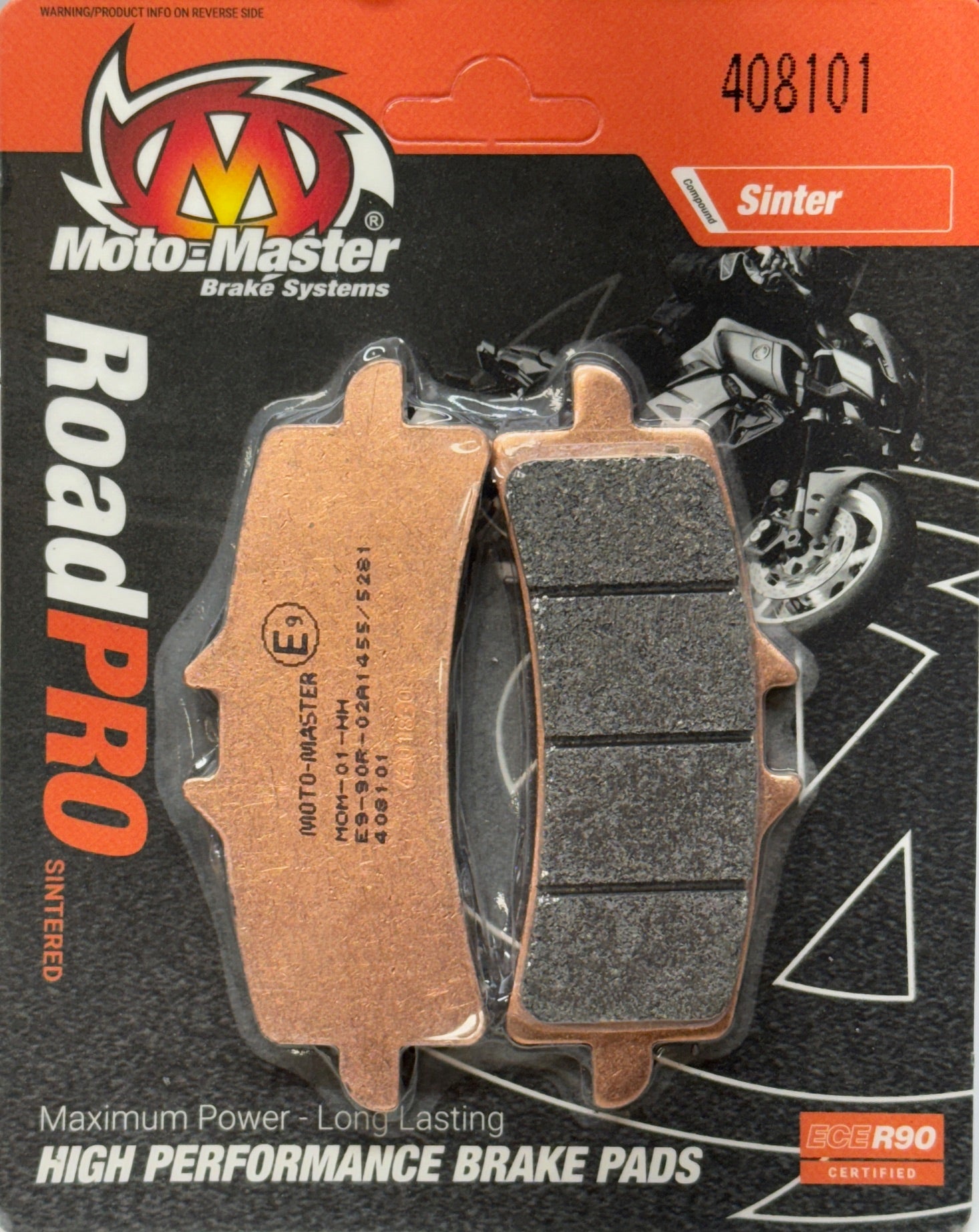 Moto-Master RoadPRO Sinter Front Brake Pads – Toxic Moto Racing