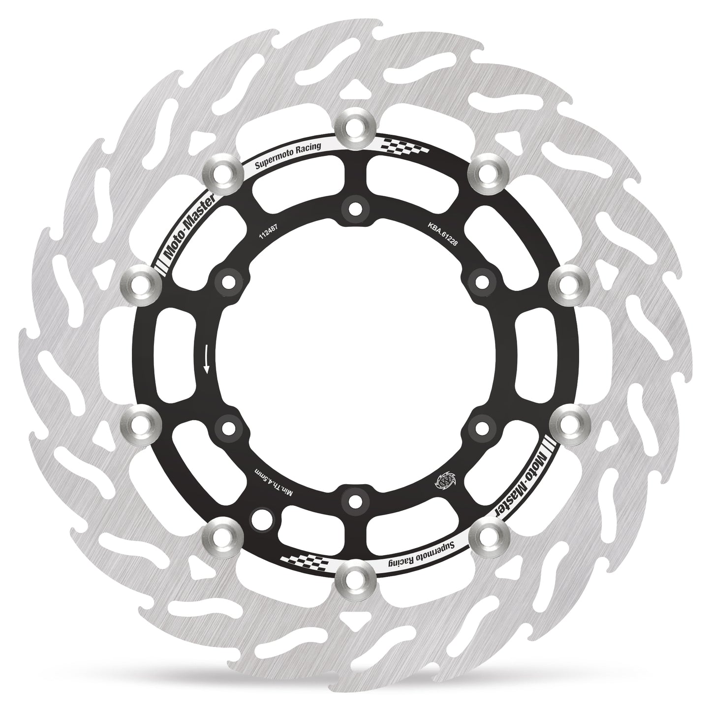 Moto-Master 300-320mm Supermoto Racing Flame Front Rotor