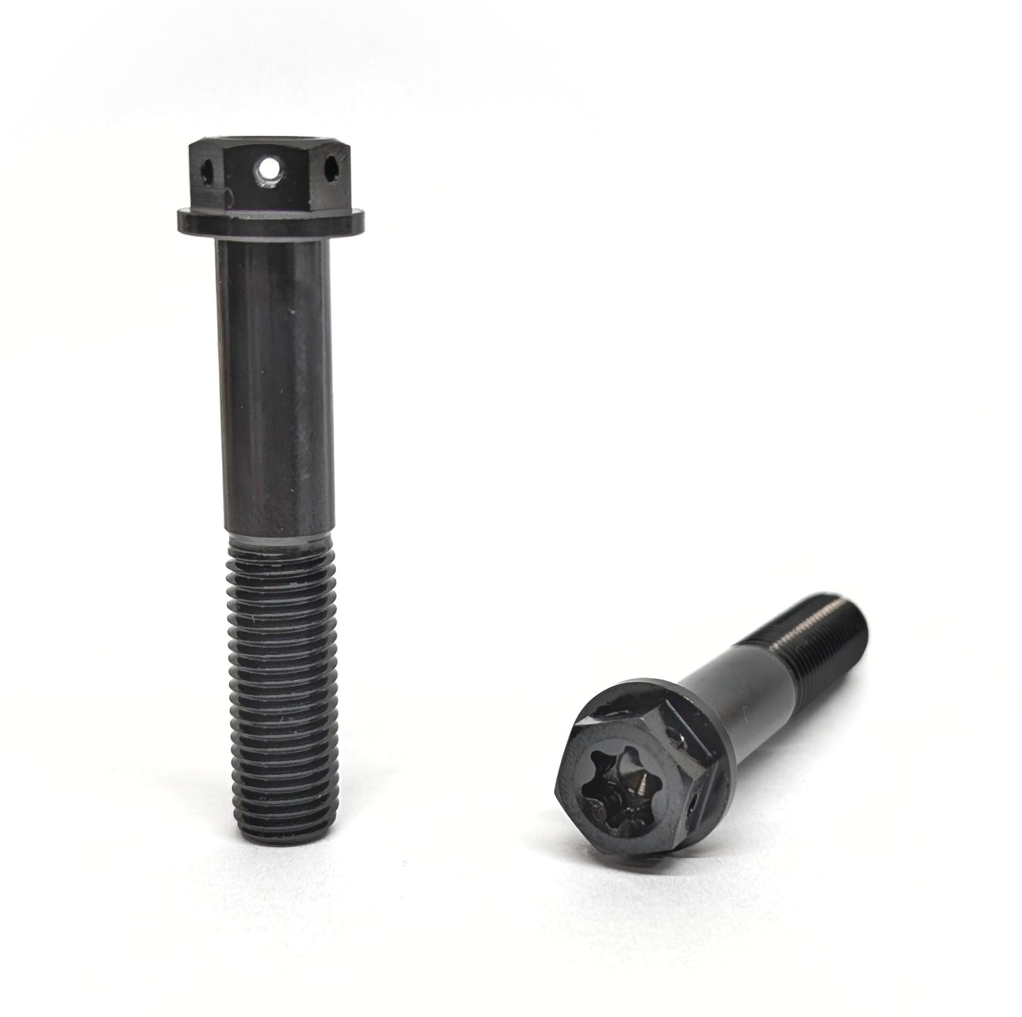 SLIDEmoto BlackTi Hex-Flange Bolts