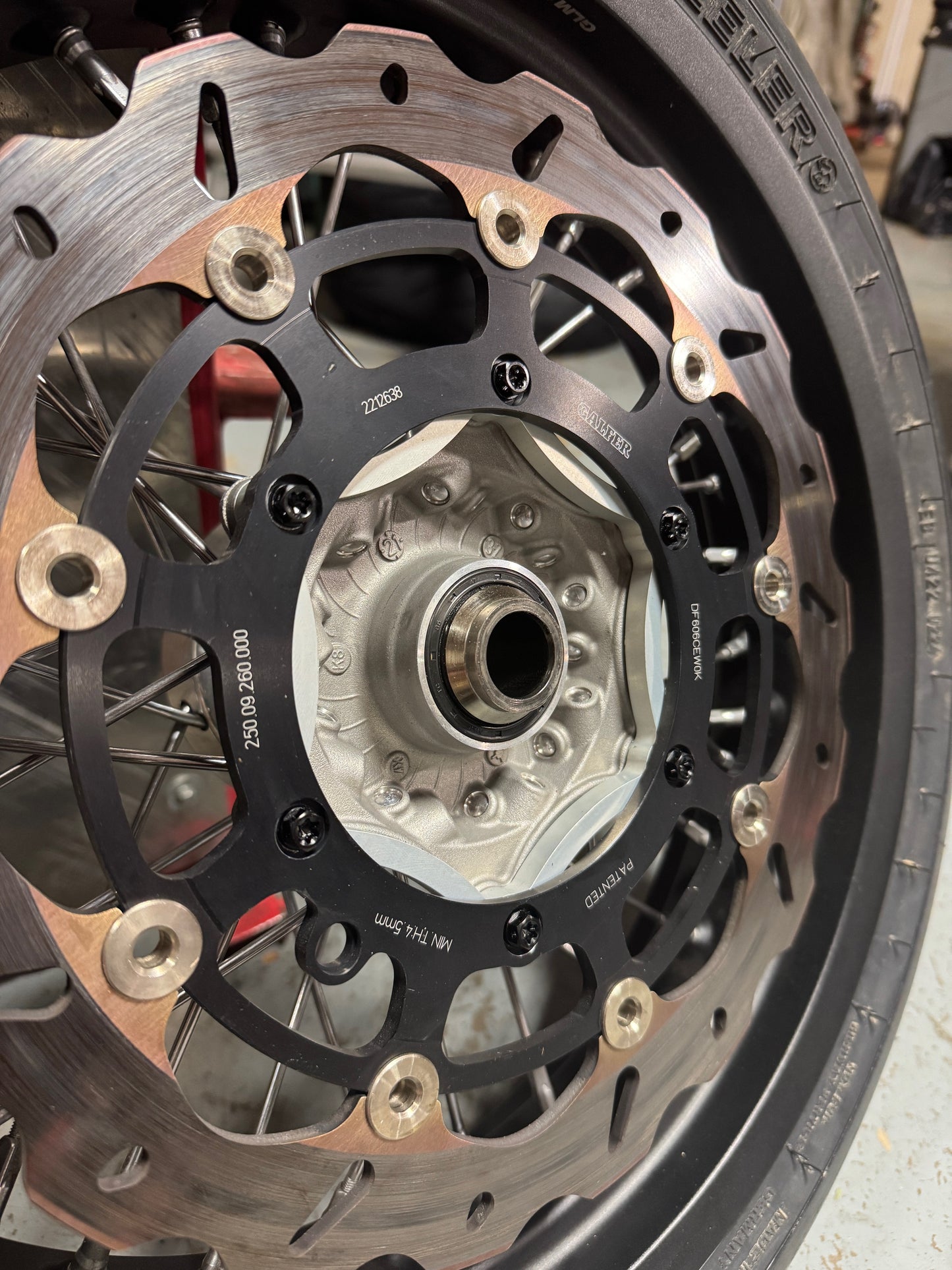 SLIDEmoto BlackTi Hex-Flange Bolts