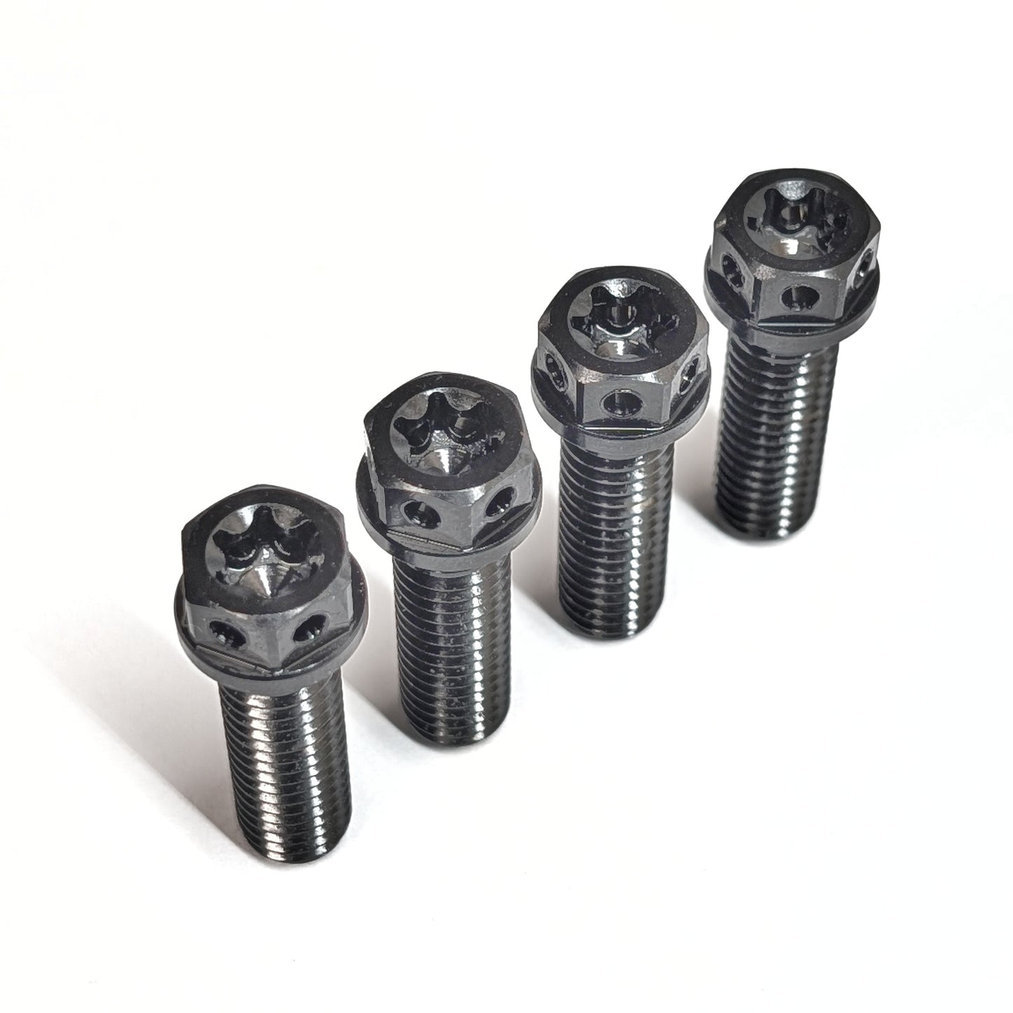 SLIDEmoto BlackTi Hex-Flange Bolts