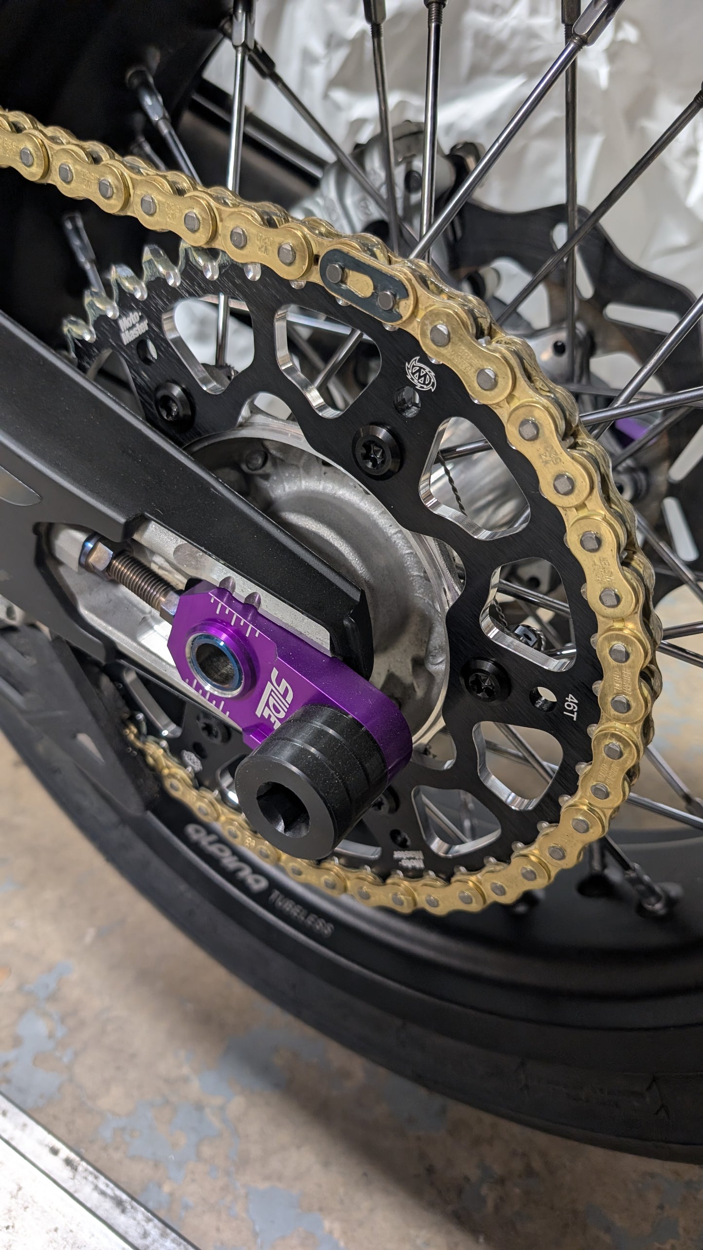 SLIDEmoto BlackTi Rear Sprocket Bolts