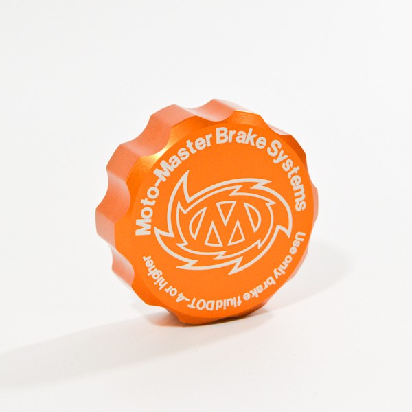 Moto-Master Black Reservoir Cap For Master Cylinder