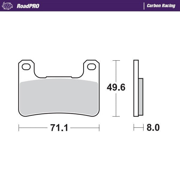 Moto-Master RoadPRO Carbon Racing Front Brake Pads