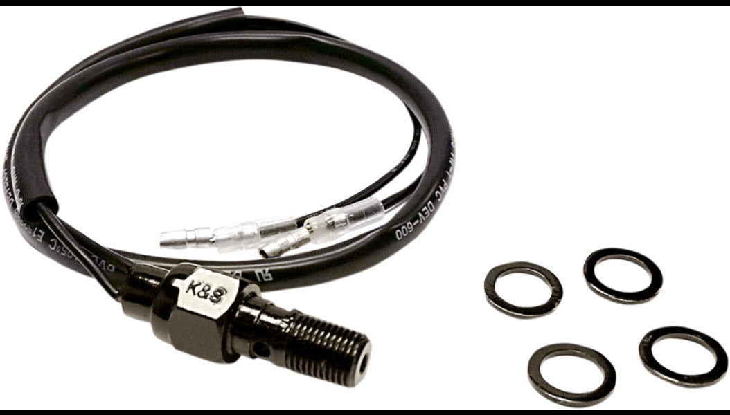 K&S Hydraulic Brake Switch Banjo Bolt