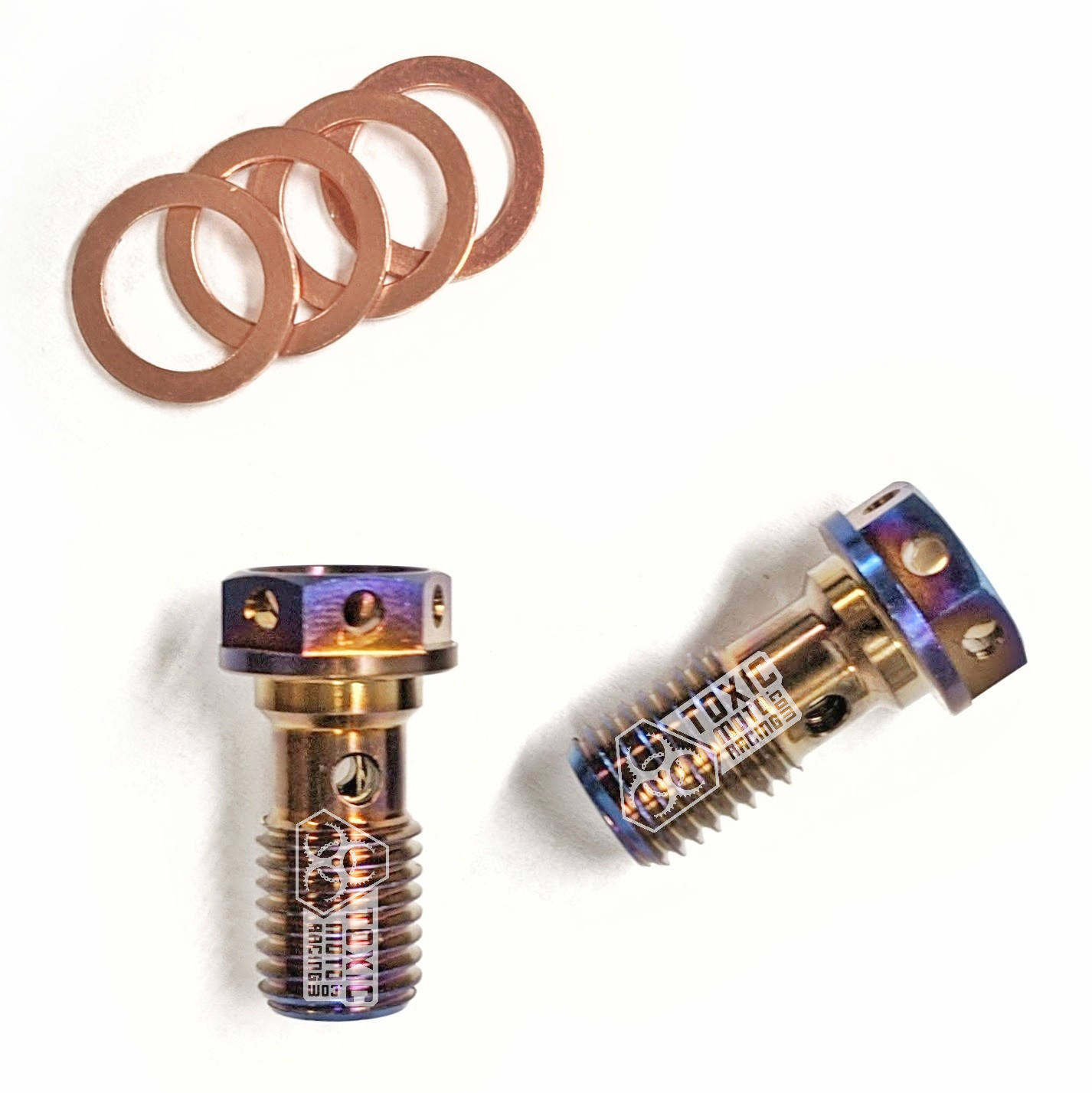 Warp 9 Titanium Banjo Bolts - M10x1.0