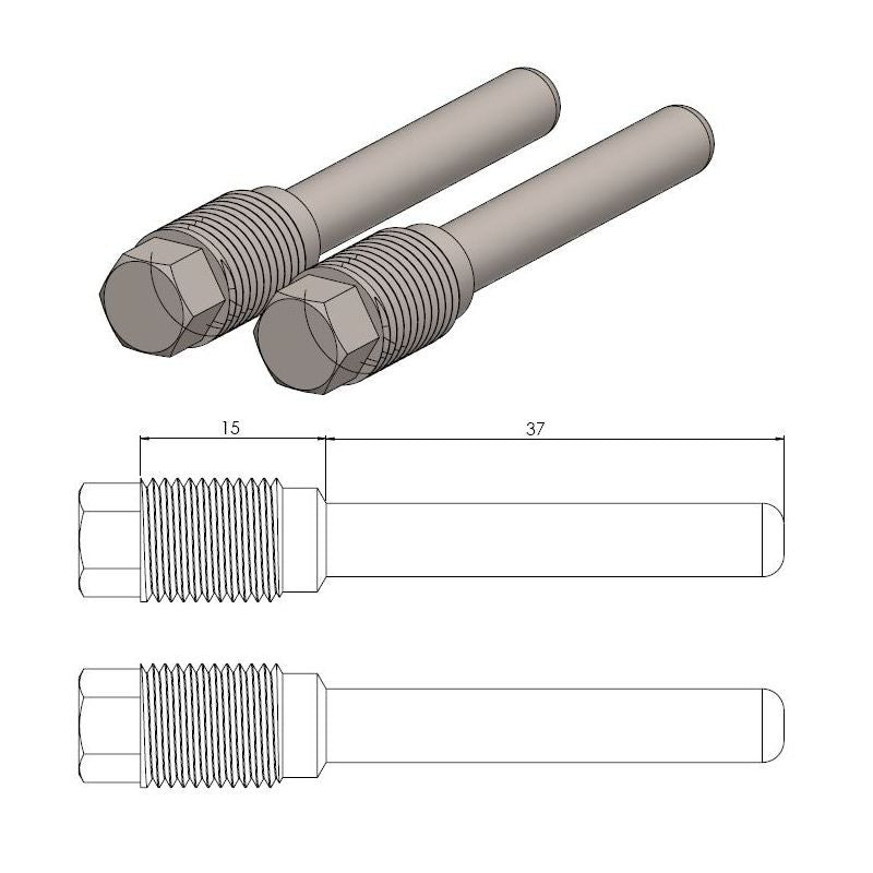 Moto-Master Brake Pad Pin & Clip
