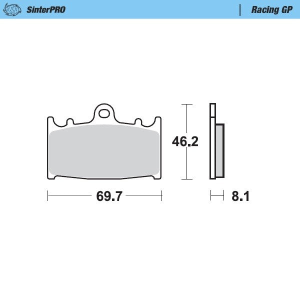 MotoMaster 4 Piston Race Pads