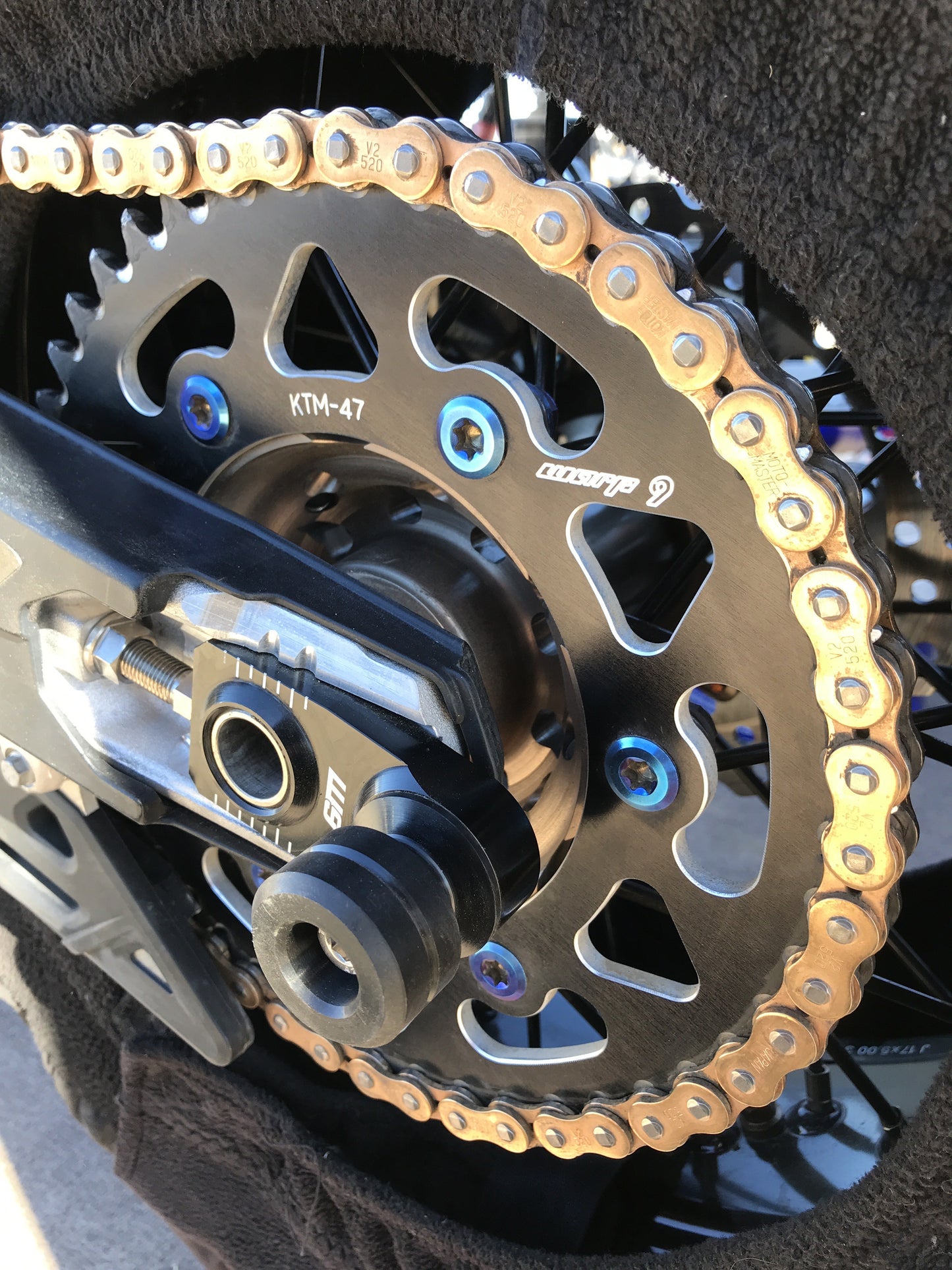 Warp 9 Titanium Sprocket Bolts