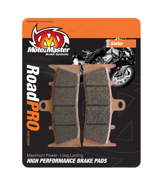 (STOCK PHOTO) Moto-Master RoadPRO Sinter Front Brake Pads