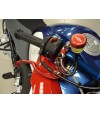 Lever for STREET Bikes with switch clusters between the master cylinder and throttle tube