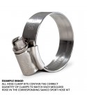 Samco Sport Radiator Hose Clamp Kit