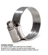 Samco Sport Stainless Steel Radiator Hose Clamp Kit