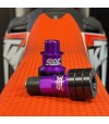 SLIDE Moto Axle Sliders - Front purple