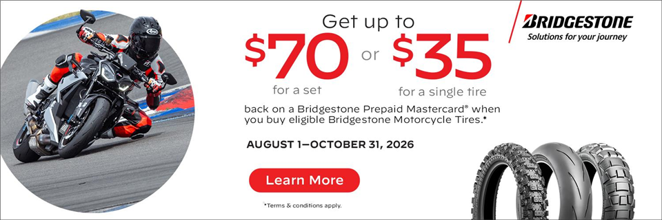 2026 Bridgestone Fall Promotion!