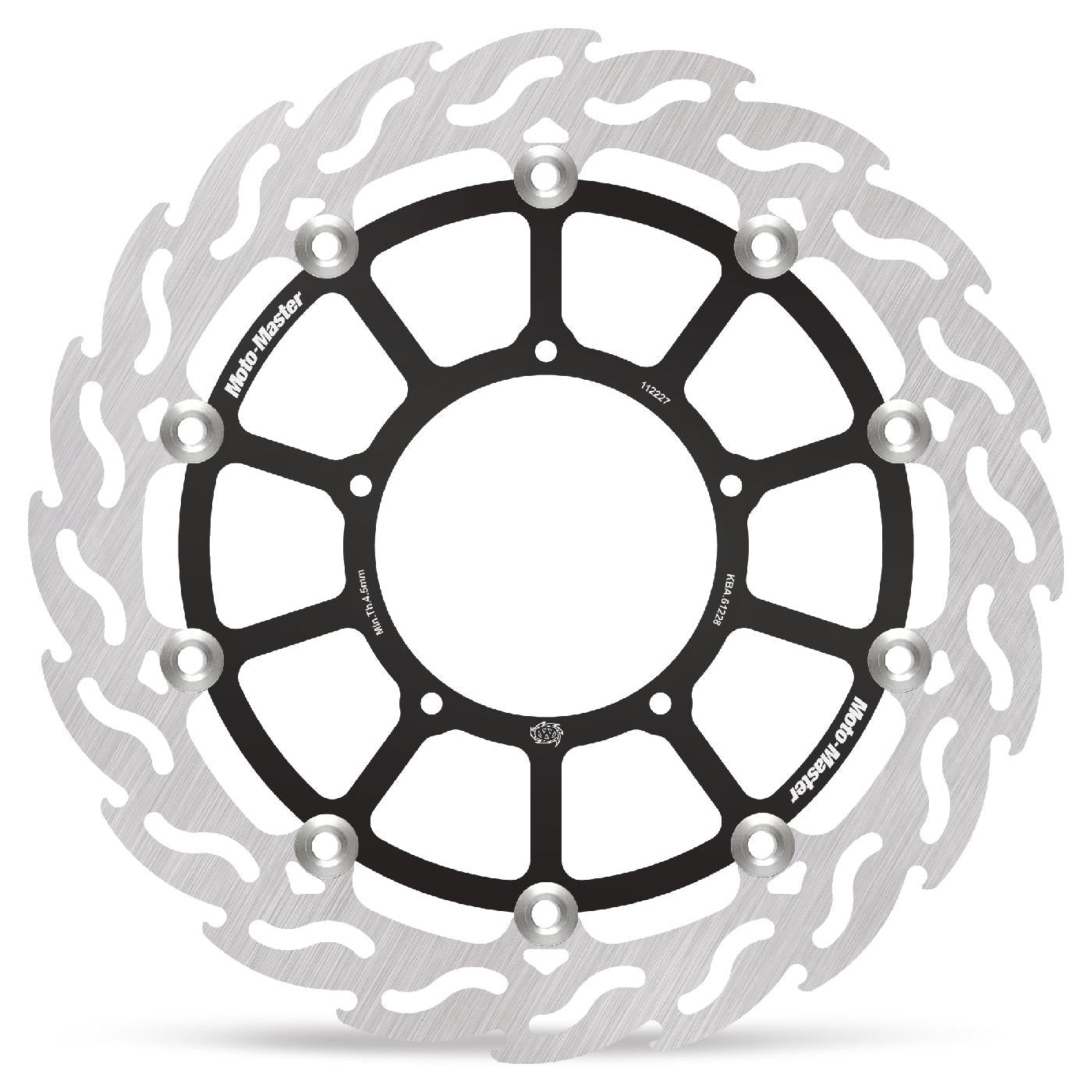 Moto-Master 320x5mm Supermoto Racing Flame Front Rotor
