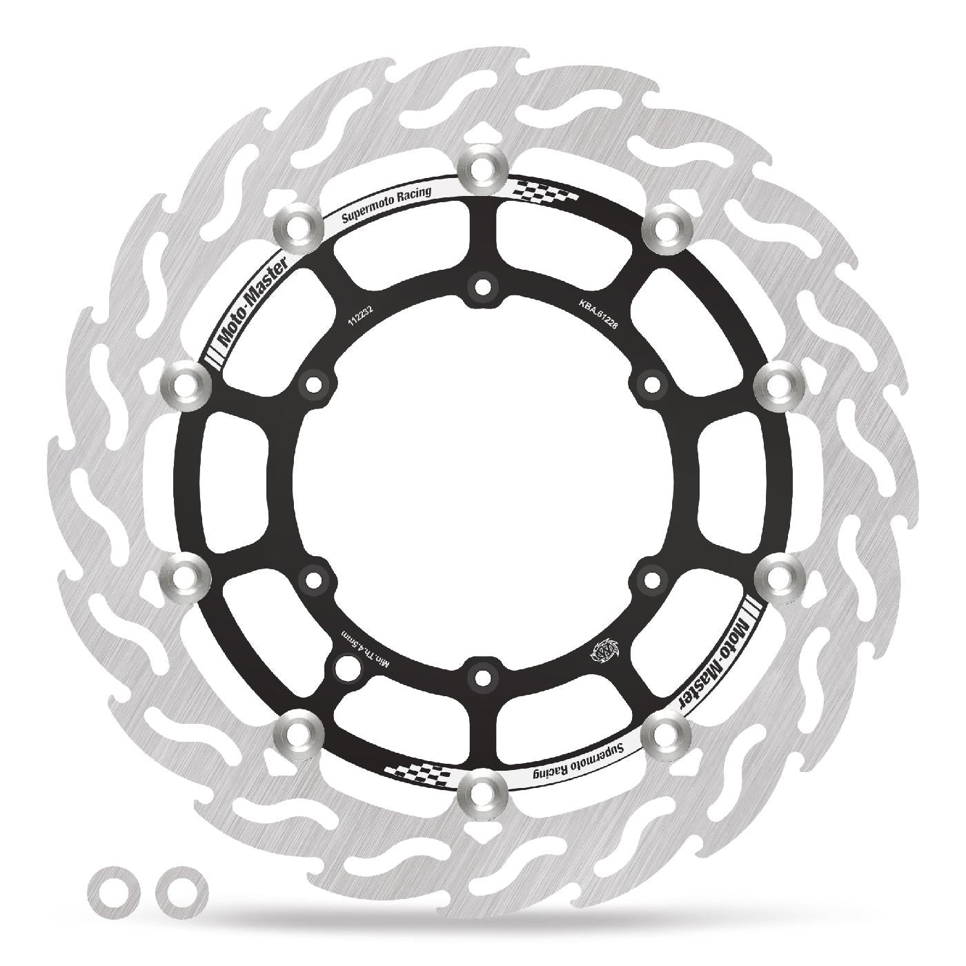 Moto-Master 320x5mm Oversized SM Racing Flame Front Rotor Kit
