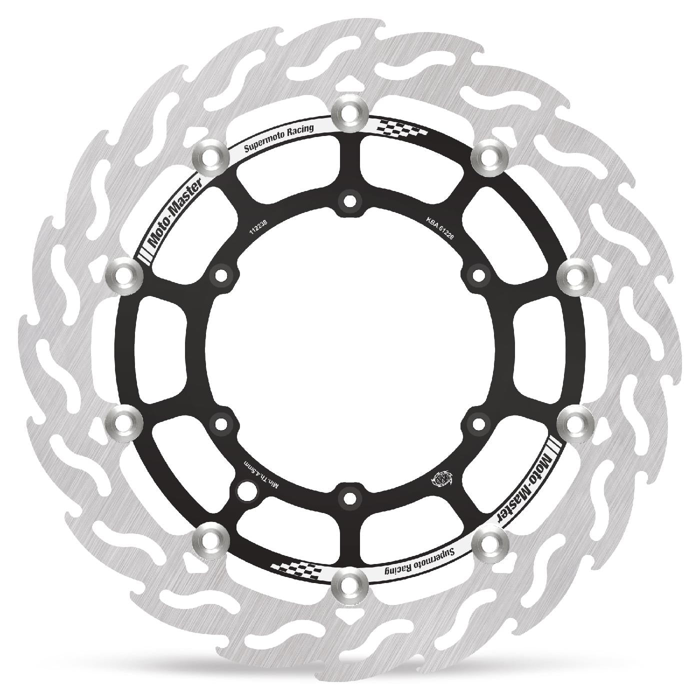 Moto-Master 300-320mm Supermoto Racing Flame Front Rotor