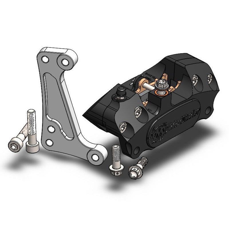 Moto-Master 4-Piston Supermoto Racing Front Caliper Kit