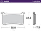 Moto-Master RoadPRO Carbon Racing Front Brake Pads