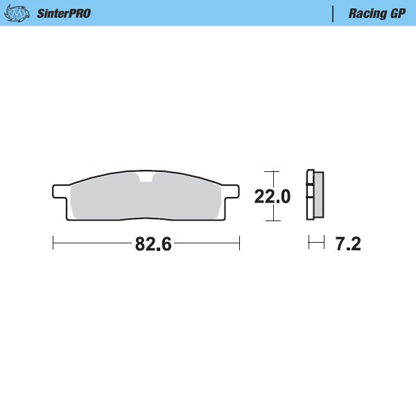 Moto-Master SinterPro Front Brake Pads