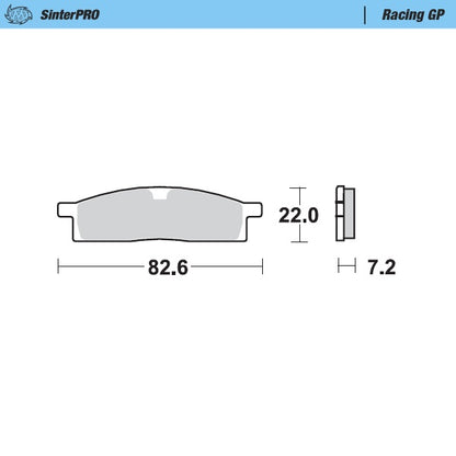 Moto-Master SinterPro Front Brake Pads