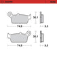 Moto-Master SinterPro Rear Brake Pads