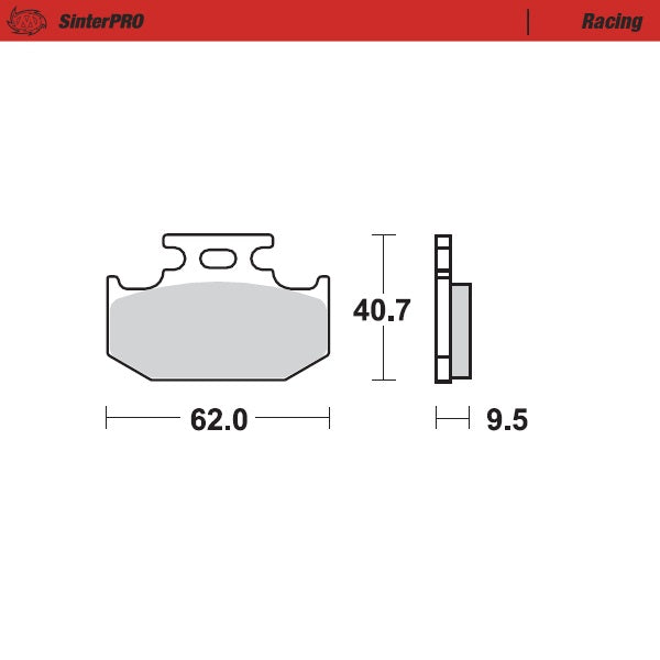 Moto-Master SinterPro Rear Brake Pads