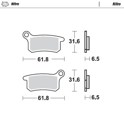 Moto-Master Nitro Brake Pads