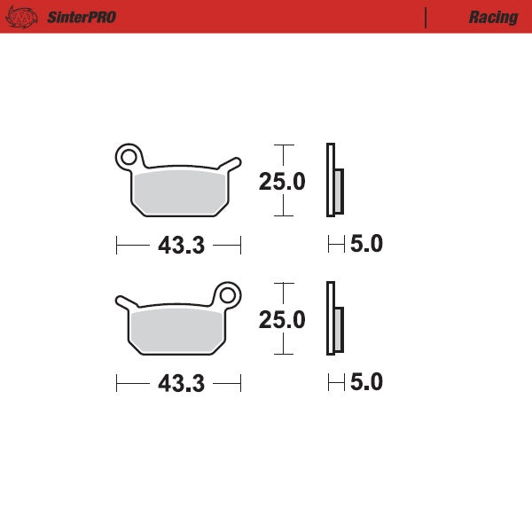 Moto-Master SinterPro Brake Pads
