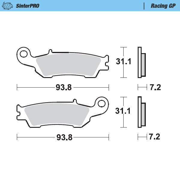 Moto-Master SinterPro Front Brake Pads