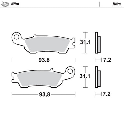 Moto-Master Nitro Front Brake Pads