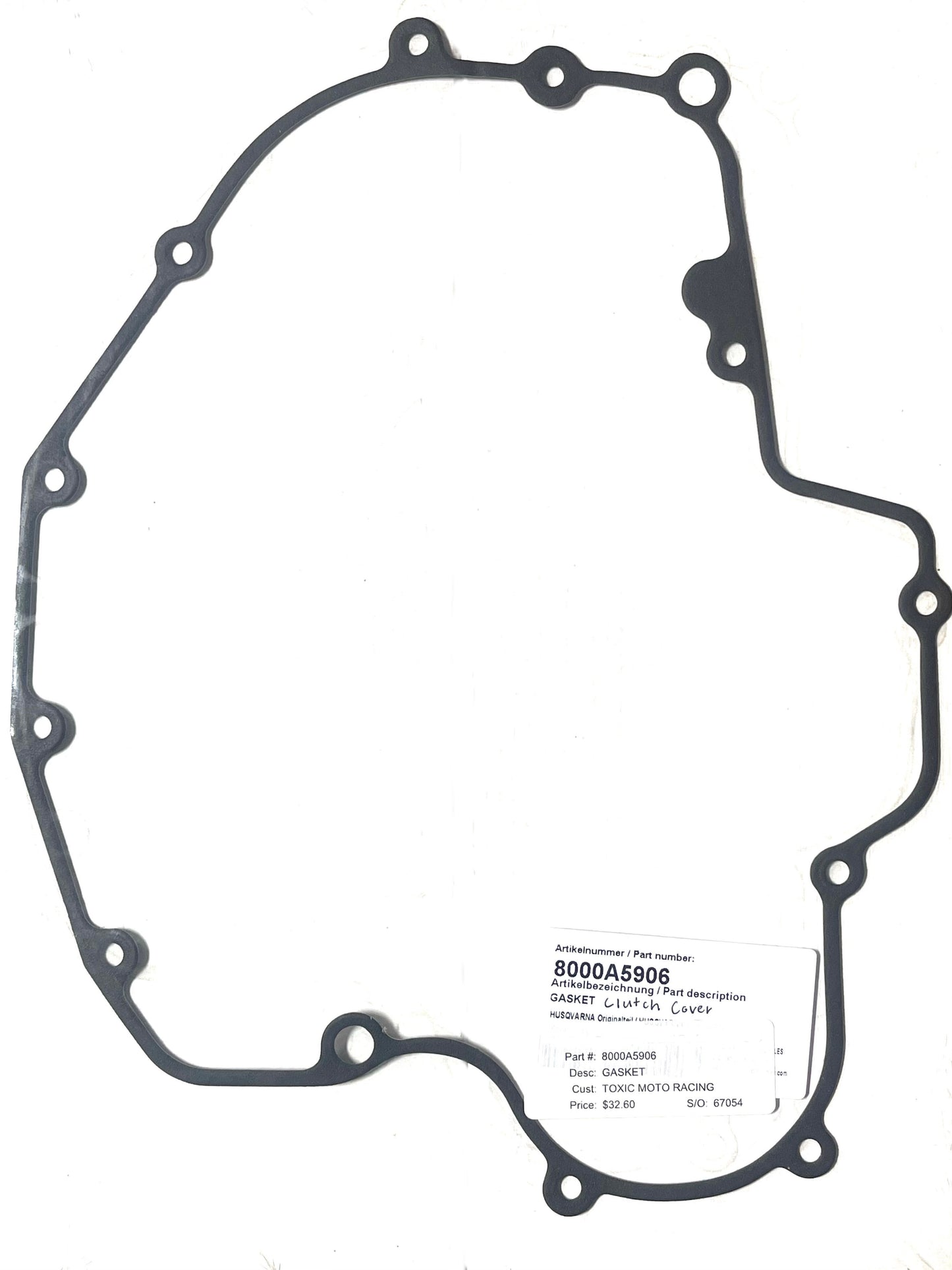 Husqvarna Clutch Cover Gasket - Right Side