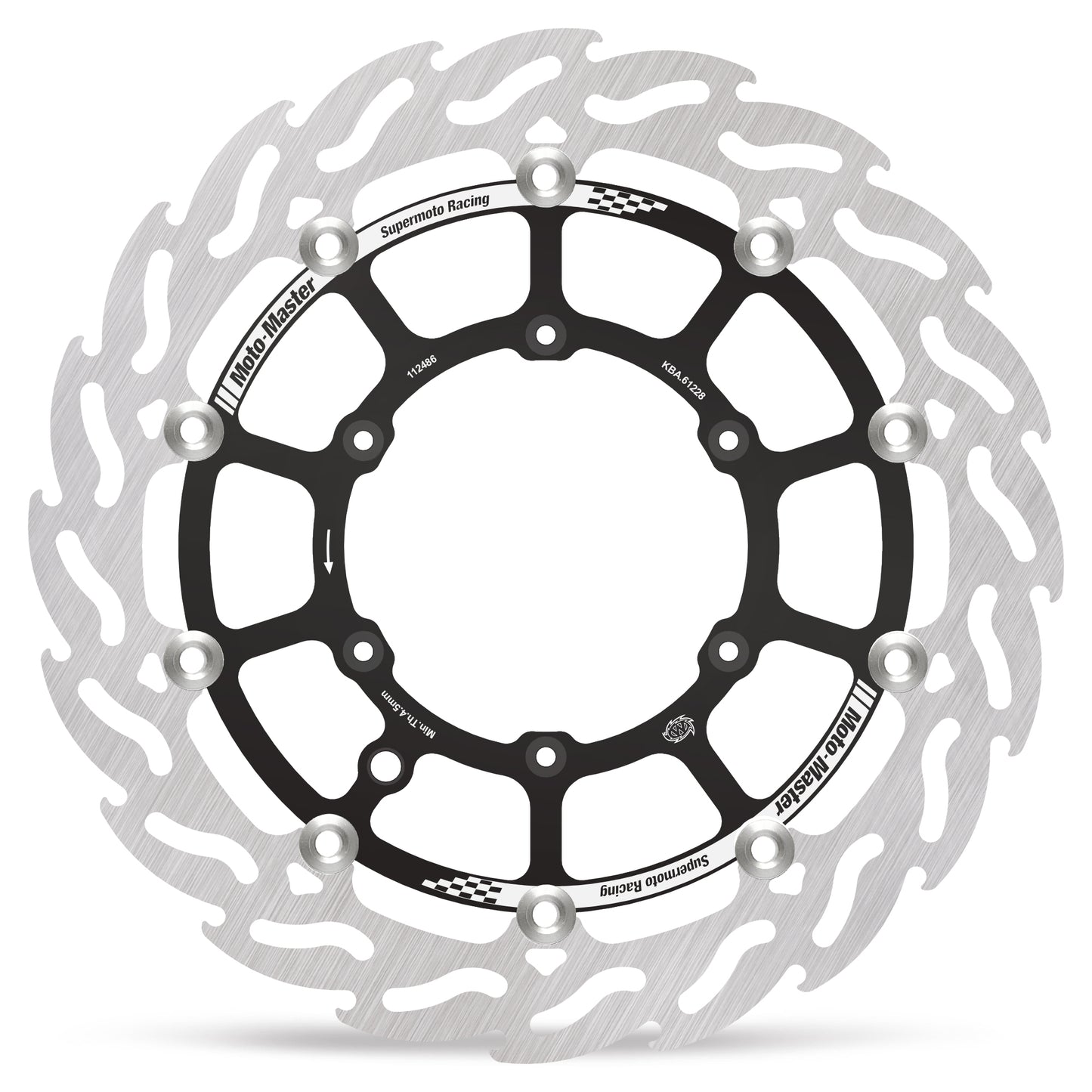 Moto-Master 300-320mm Supermoto Racing Flame Front Rotor