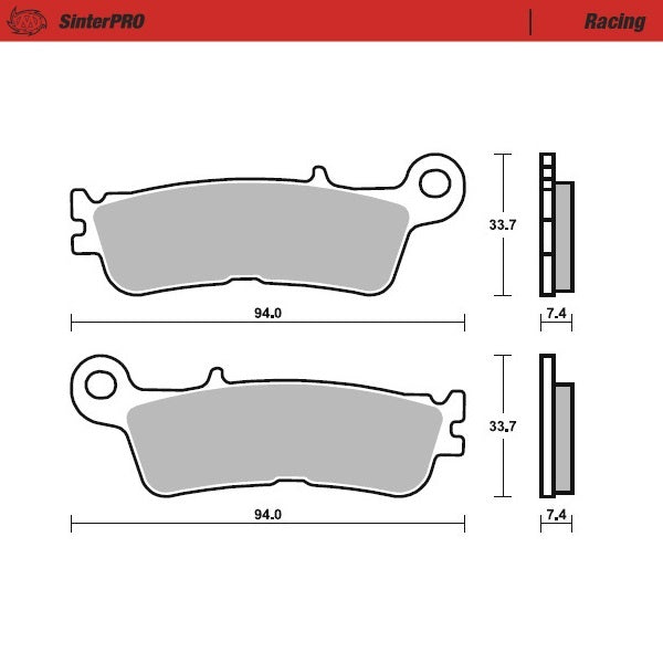 Moto-Master SinterPro Front Brake Pads