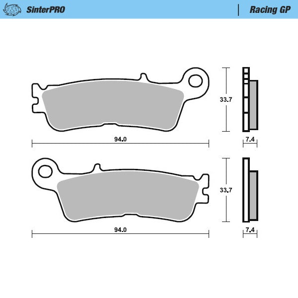 Moto-Master SinterPro Front Brake Pads