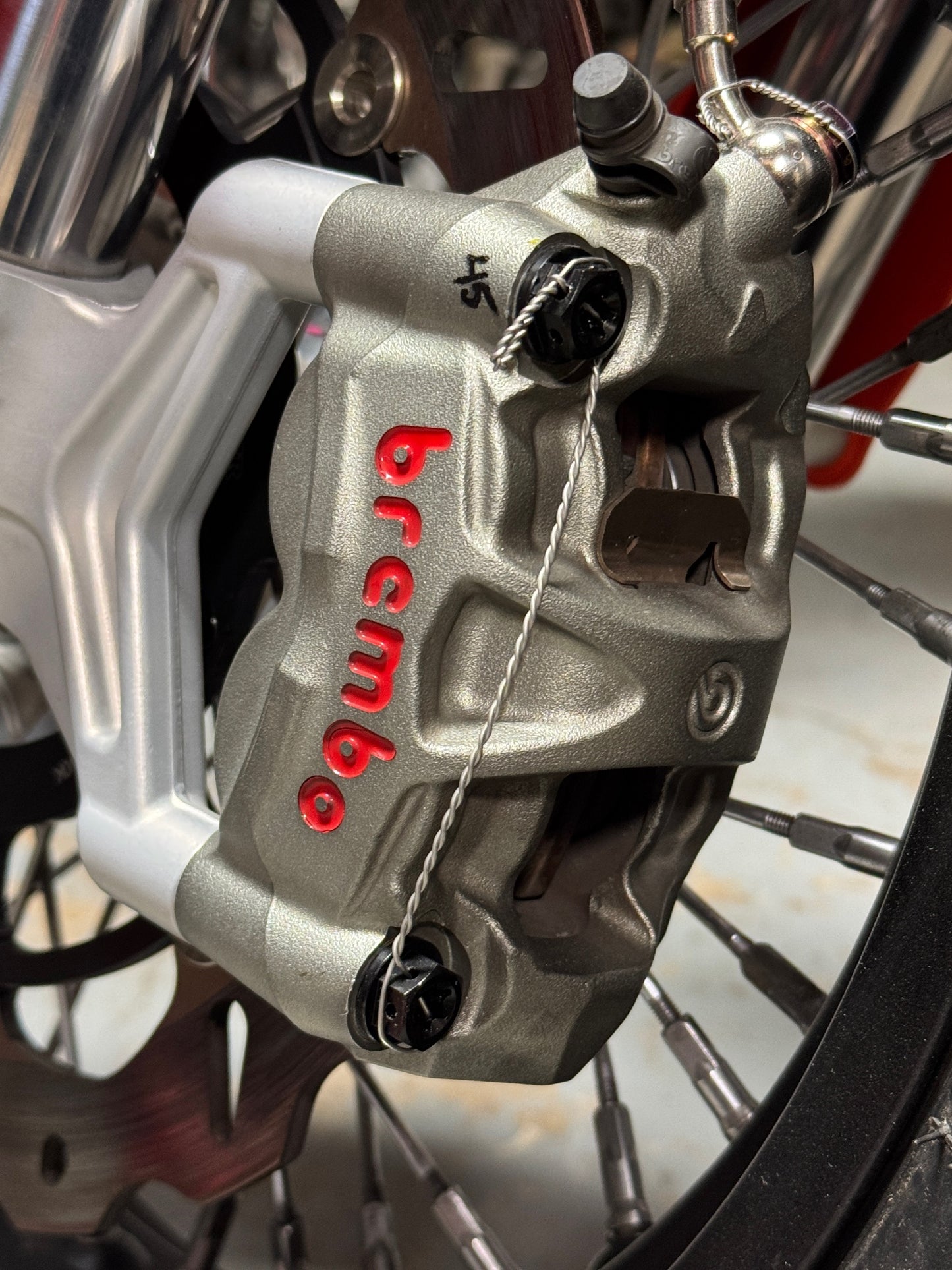 SLIDEmoto BlackTi Front Caliper Bolts