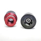 	Front Pro Sliders: Left side replaces the axle nut while the right side simply bolts into the axle.