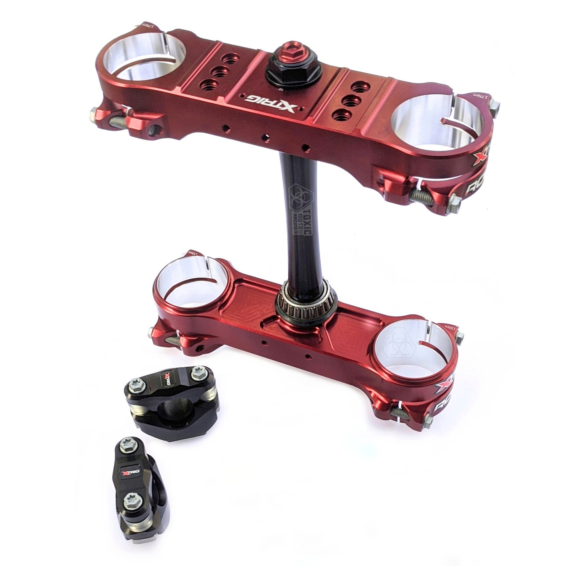 The PHDS handlebar clamps can be mounted in three different positions.