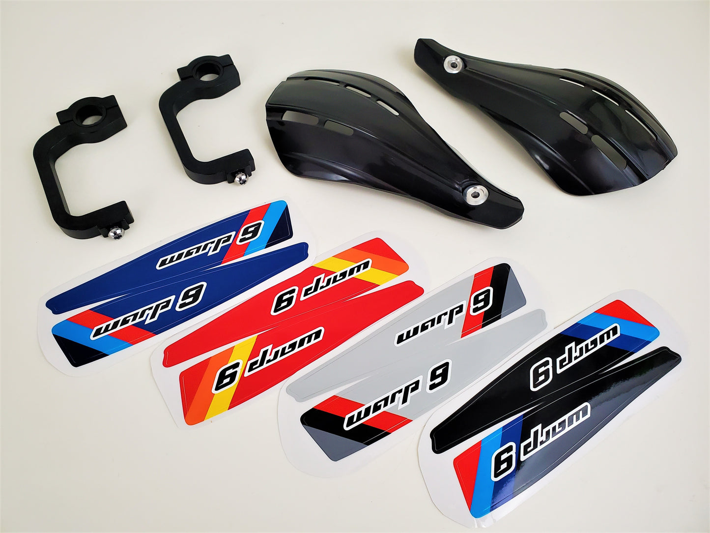 Warp 9 Handguards - Includes 4 different colored graphics!